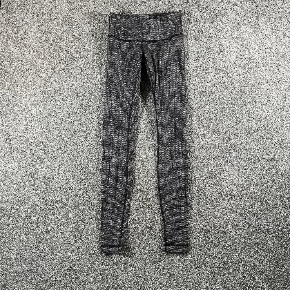 Lululemon Women’s Heather Gray High Rise Full Length Yoga Leggings Size 4